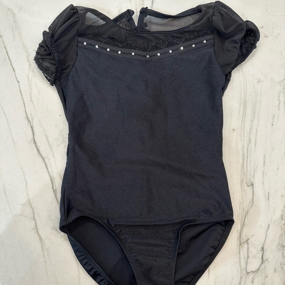 Girls Black Leotard